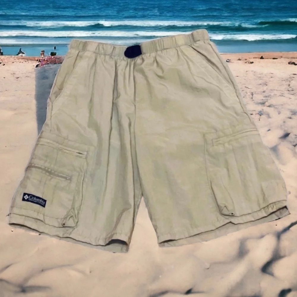 COLUMBIA CARGO BATHING SUITS SWIM TRUNKS 10-12 Boys